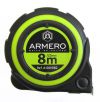 ARMERO - Рулетка с автостопом ARMERO 100/082 с нейлоновым покрытием и магнитным зацепом