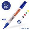 Munhwa - Маркер-краска синий MunHwa 4 мм IPM-02, индустриальный